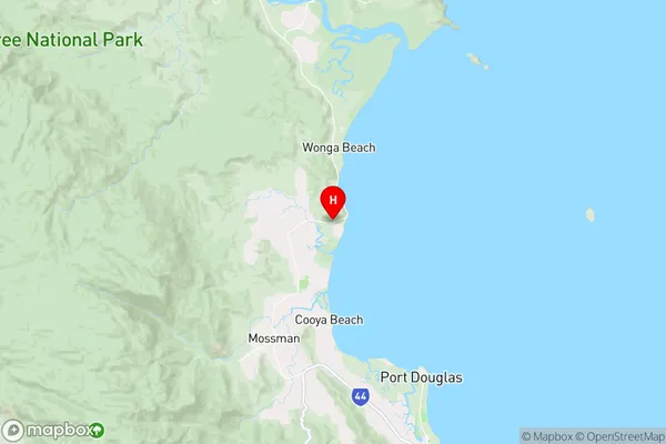 Rocky Point,Queensland Area Map