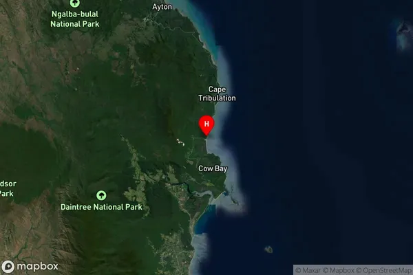 Thornton Beach,Queensland Satellite Map