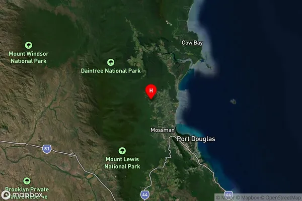 Whyanbeel,Queensland Satellite Map