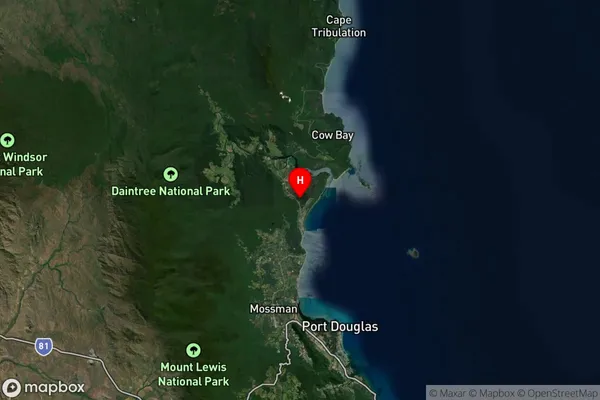 Wonga,Queensland Satellite Map