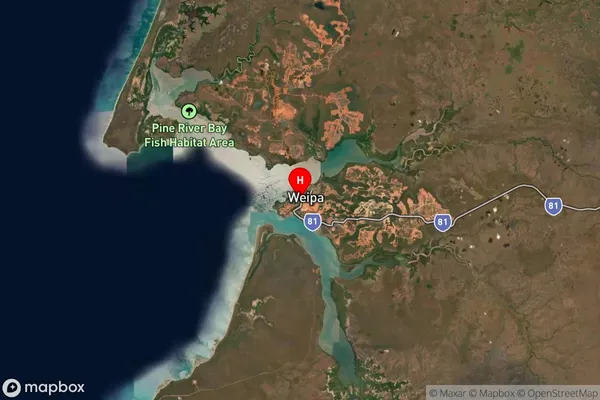 Nanum,Queensland Satellite Map