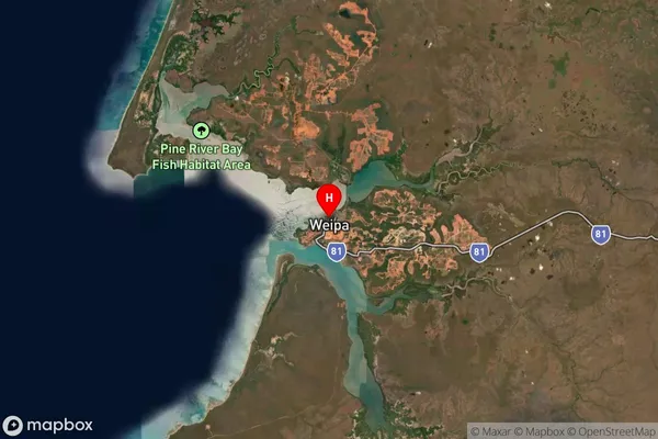 Trunding,Queensland Satellite Map