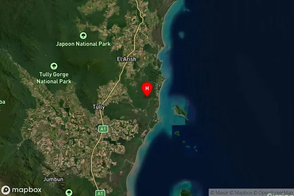 Tam Oshanter,Queensland Satellite Map