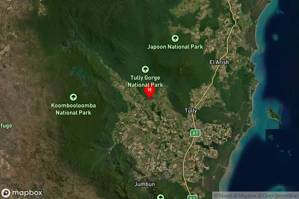 Dingo Pocket,Queensland Satellite Map