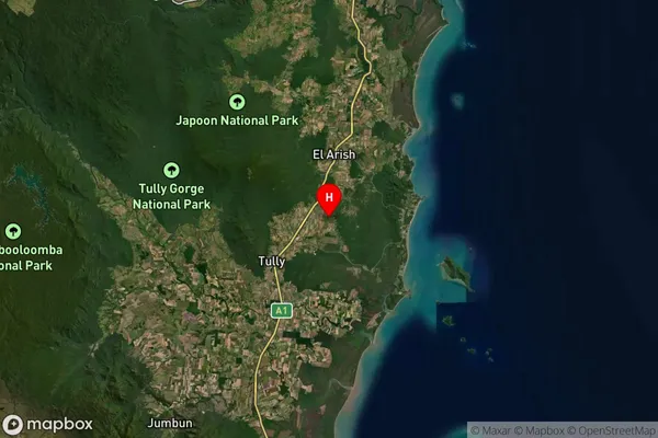 East Feluga,Queensland Satellite Map