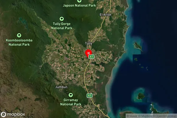 Euramo,Queensland Satellite Map