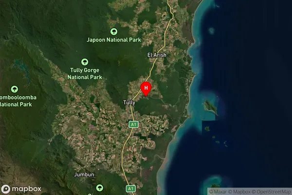 Merryburn,Queensland Satellite Map