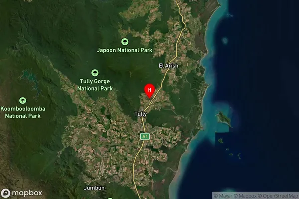 Midgenoo,Queensland Satellite Map