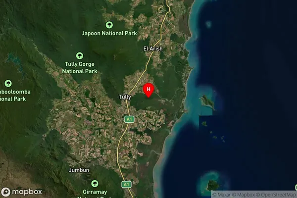 Mount Mackay,Queensland Satellite Map