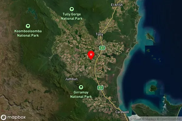 Murrigal,Queensland Satellite Map