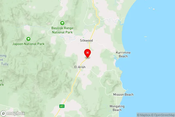 Daveson,Queensland Area Map