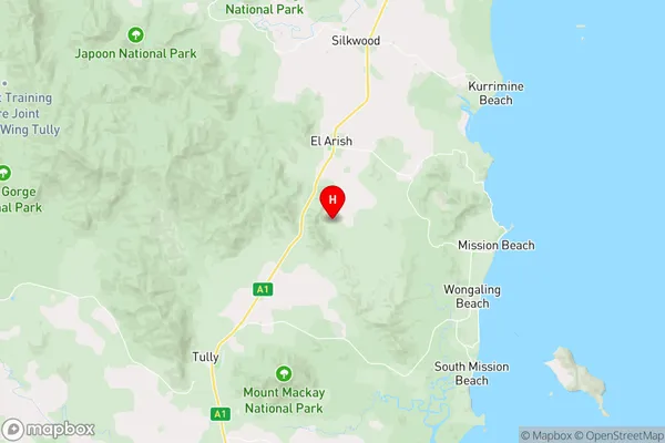 Friday Pocket,Queensland Area Map