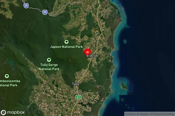 Shell Pocket,Queensland Satellite Map