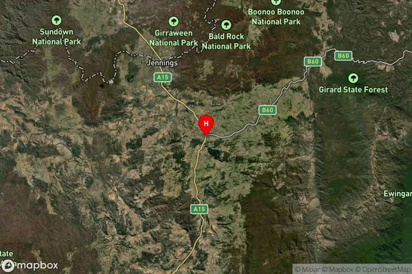 Tenterfield,New South Wales Satellite Map