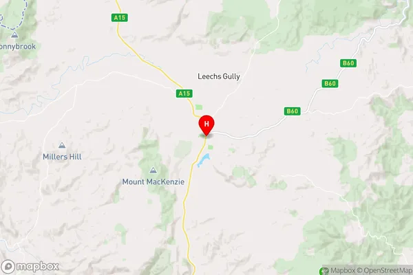 Tenterfield,New South Wales Area Map