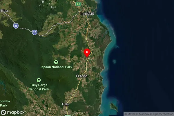 Goolboo,Queensland Satellite Map