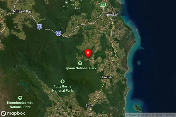 Japoonvale,Queensland Satellite Map