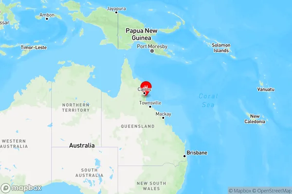 Etty Bay,Queensland Region Map