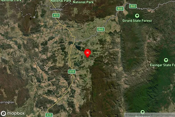 The Scrub,New South Wales Satellite Map