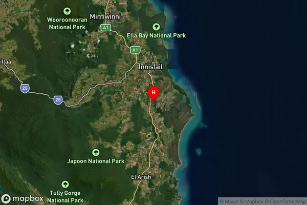 Martyville,Queensland Satellite Map