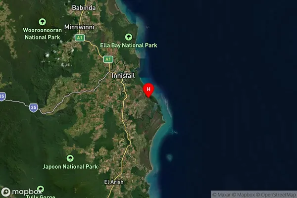 Mourilyan Harbour,Queensland Satellite Map