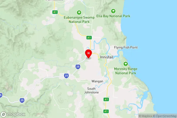 Belvedere,Queensland Area Map