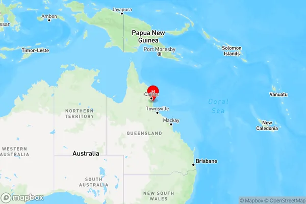 Coconuts,Queensland Region Map