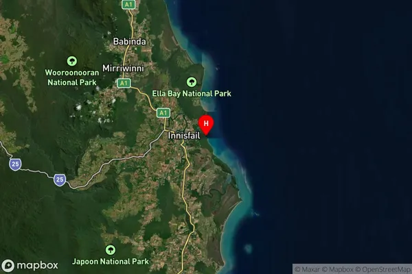 Coquette Point,Queensland Satellite Map