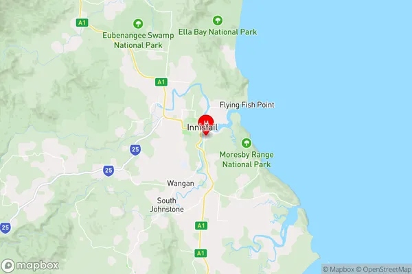 East Innisfail,Queensland Area Map