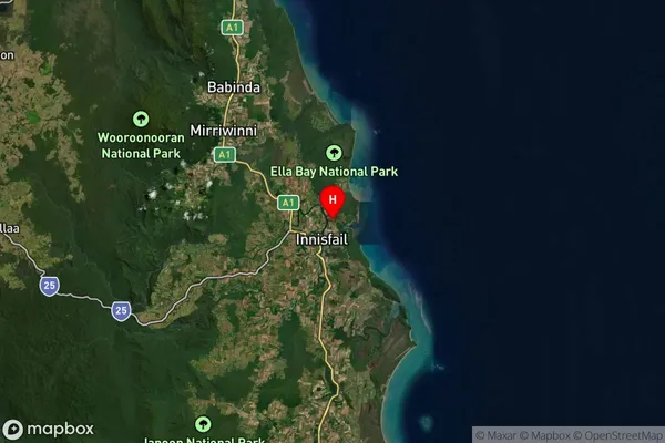 Eaton,Queensland Satellite Map