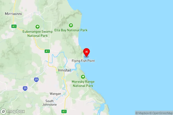 Flying Fish Point,Queensland Area Map