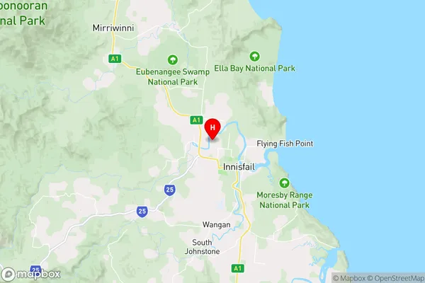 Goondi,Queensland Area Map