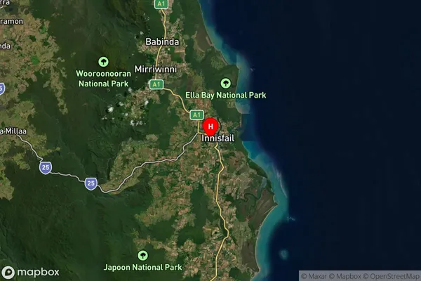 Goondi Hill,Queensland Satellite Map