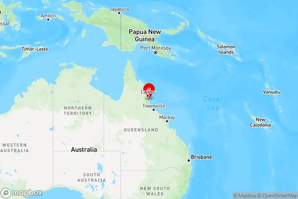 Hudson,Queensland Region Map