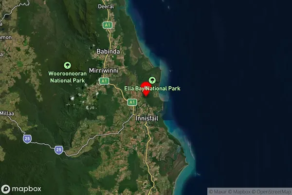 Jubilee Heights,Queensland Satellite Map