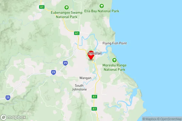 Mighell,Queensland Area Map