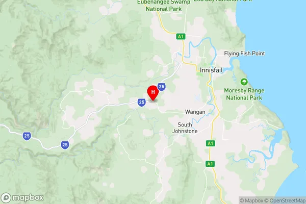 Pin Gin Hill,Queensland Area Map