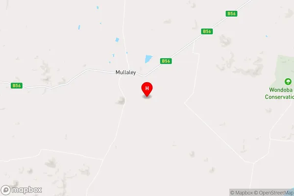 Mullaley,New South Wales Area Map