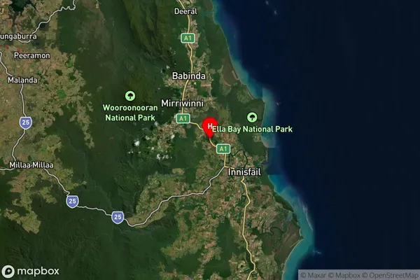 Vasa Views,Queensland Satellite Map