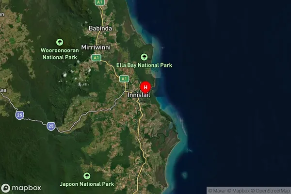 Webb,Queensland Satellite Map