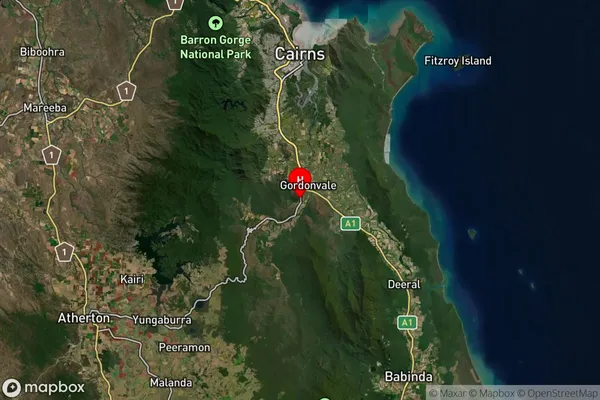 Pyramid,Queensland Satellite Map