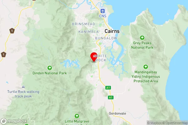 Mount Sheridan,Queensland Area Map