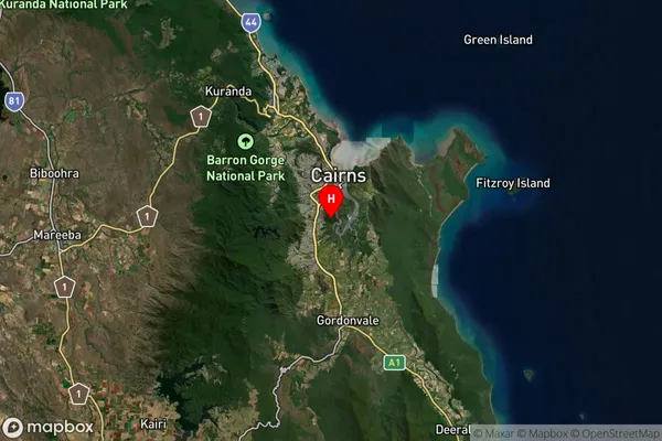 White Rock,Queensland Satellite Map