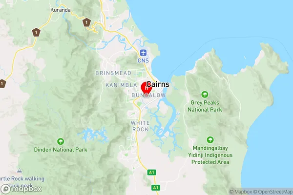 Bungalow,Queensland Area Map