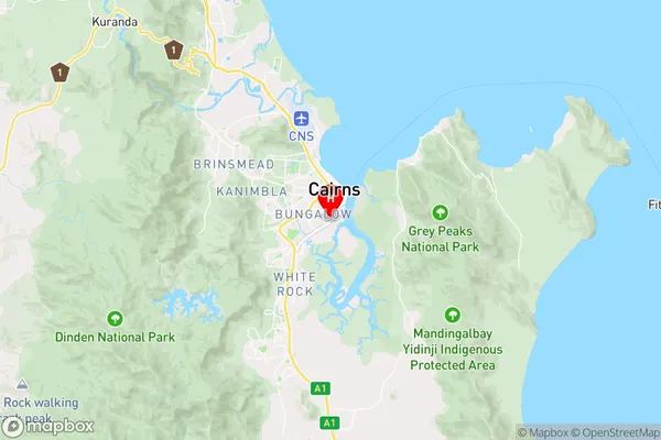 Cairns Mc,Queensland Area Map