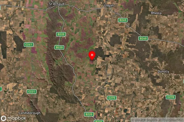 Dalyenong,Victoria Satellite Map