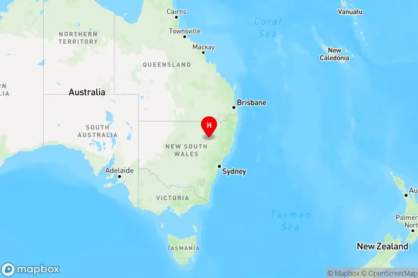 Ghoolendaadi,New South Wales Region Map