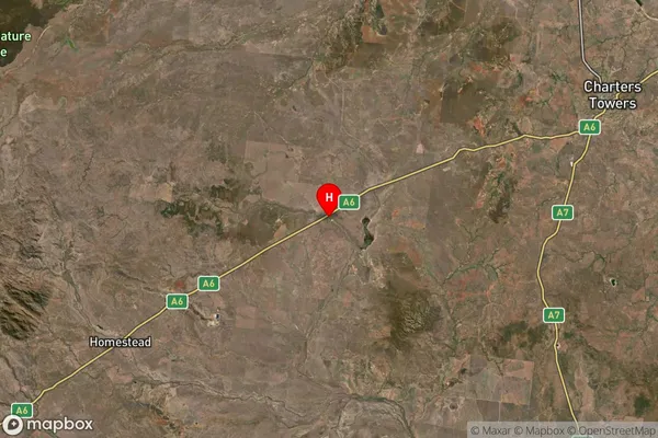 Campaspe,Queensland Satellite Map