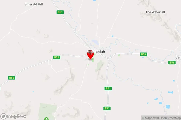 Gunnedah,New South Wales Area Map