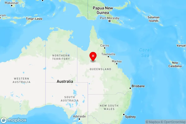 Nonda,Queensland Region Map